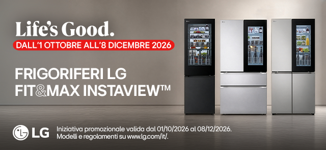 Promo: LG Frigoriferi: ricevi un microonde in regalo